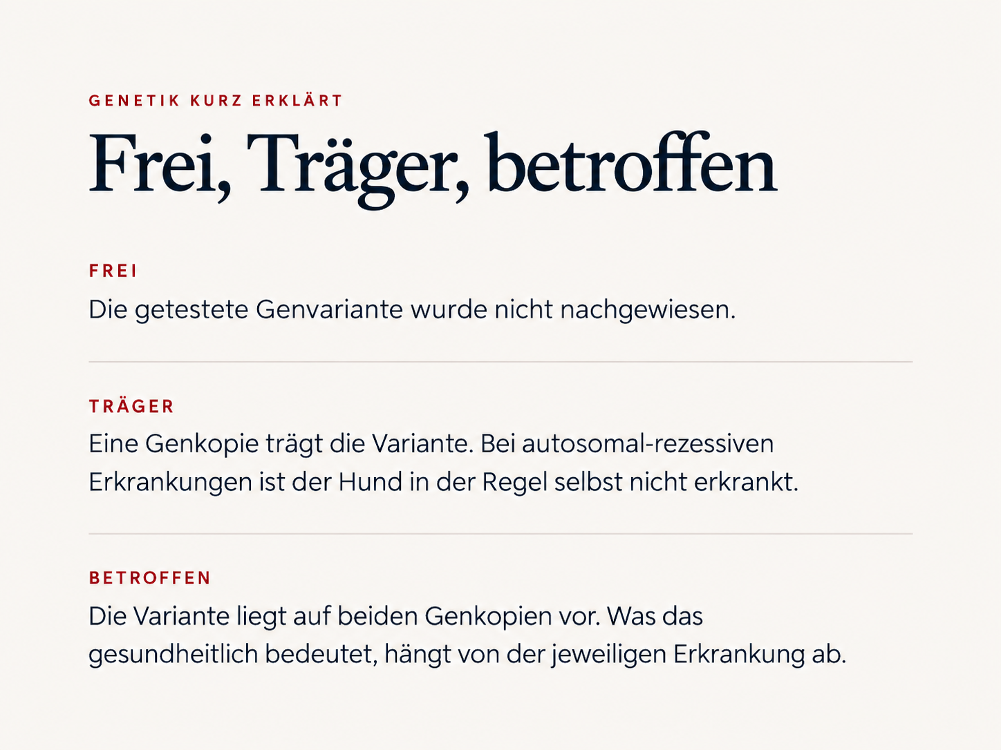 Varianten Genetik